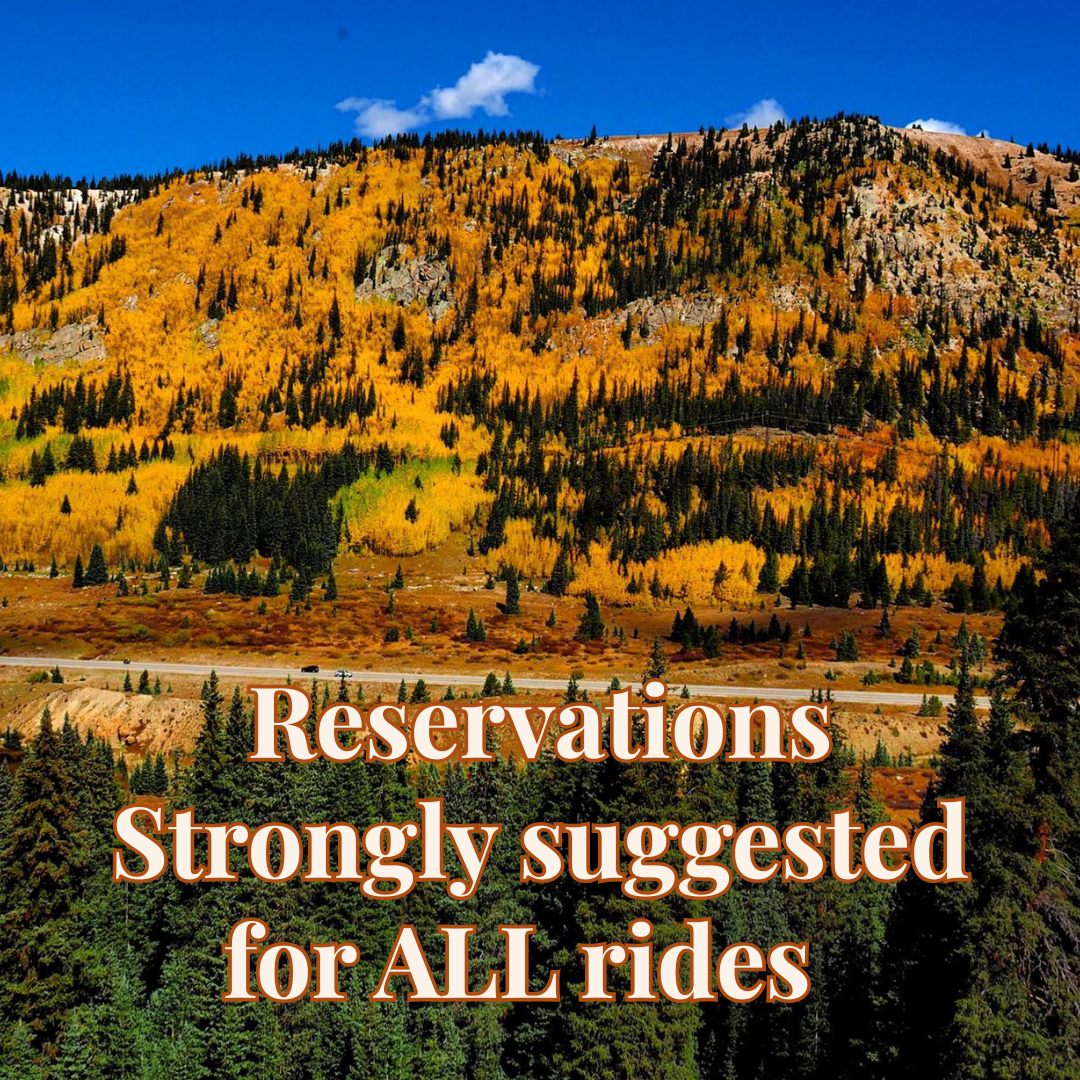 Reservations For ALL Fall Train Rides Strongly Suggested. (2)